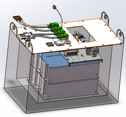 batterie au lithium du chariot élévateur 51.2v270Ah 884mmx494mmx670mm