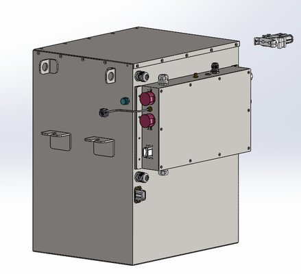 Lithium électrique efficace Ion Battery System de la batterie au lithium de chariot élévateur 76.8v525Ah