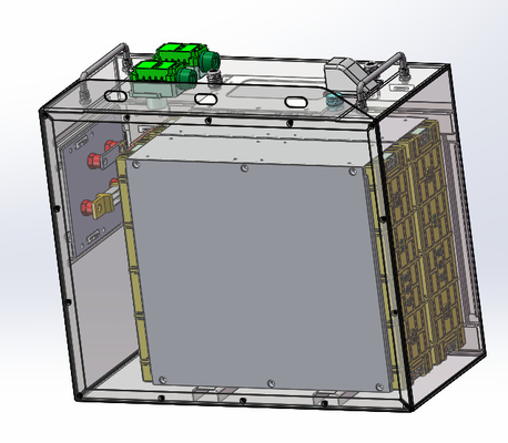 Installation de batterie standard d'IP54 MSDA2 25.6V270Ah sans contrepoids EK-CC-2577