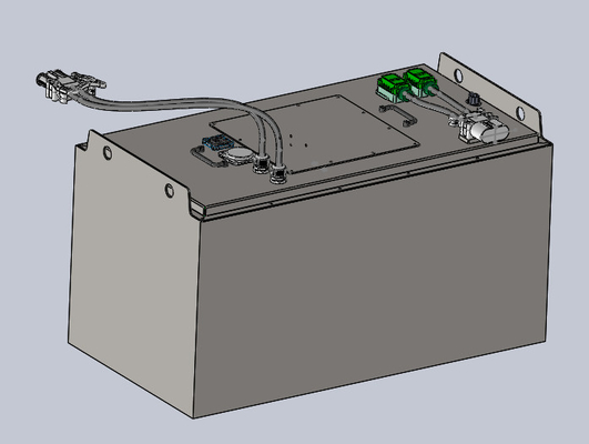 Batterie au lithium de chariot élévateur de la batterie au lithium 48V405Ah équipée du système de chauffage de batterie