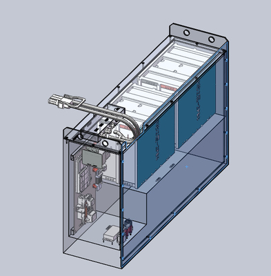 batterie au lithium de 51.2V 300Ah Lifep04 avec le système de chauffage de batterie