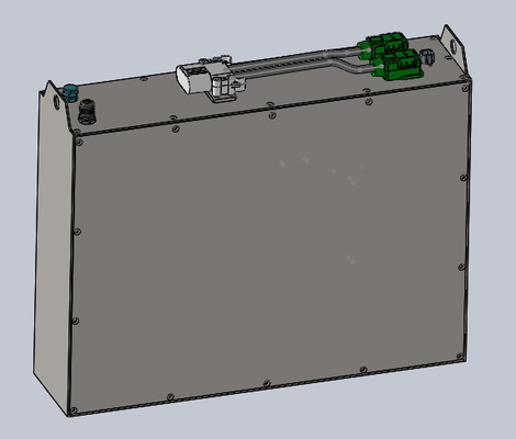 excavatrice Battery Lithium Battery de 25.6V 210Ah 700mmx170mmx564mm